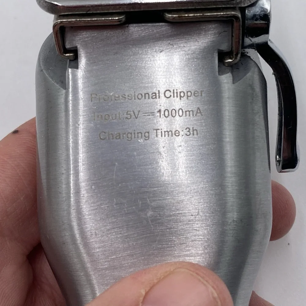 Suprent Pro The Silver Knight Hair Clipper NO CHARGER‎ TESTED WORKS VGC